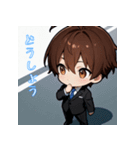 プチ男子の毎日使えるスタンプ4（個別スタンプ：5）