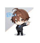 プチ男子の毎日使えるスタンプ4（個別スタンプ：6）