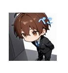 プチ男子の毎日使えるスタンプ4（個別スタンプ：8）