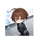 プチ男子の毎日使えるスタンプ4（個別スタンプ：15）