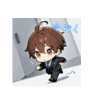 プチ男子の毎日使えるスタンプ4（個別スタンプ：17）