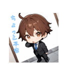 プチ男子の毎日使えるスタンプ4（個別スタンプ：18）