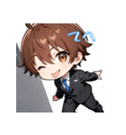 プチ男子の毎日使えるスタンプ4（個別スタンプ：19）