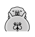 ゆるうさぎのセリフなしスタンプ。（個別スタンプ：5）