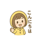 毎日使える あめこのしっとりスタンプ（個別スタンプ：4）