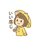 毎日使える あめこのしっとりスタンプ（個別スタンプ：5）