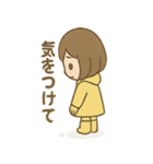 毎日使える あめこのしっとりスタンプ（個別スタンプ：28）