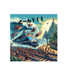 鉄道VSサーファー（個別スタンプ：14）