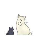 ねむいねことけだま（個別スタンプ：17）