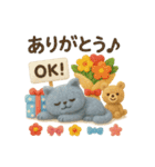 にゃんこSふわエキゾチックショートヘア風2（個別スタンプ：5）