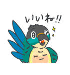 ウロコインコの日常で使えるスタンプ2（個別スタンプ：13）
