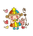 「にじっこ＆うさこ」の日常スタンプ（個別スタンプ：11）