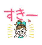 おちゃめのデカ文字！夏カラフル♡ほぼ敬語（個別スタンプ：33）