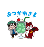 クッピーラムネ×アッシュダヒーロー（個別スタンプ：12）