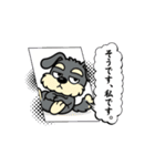 シュナウザーの日常.動くver♡♡.（個別スタンプ：10）