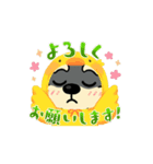 シュナウザーの日常.動くver.3（個別スタンプ：1）