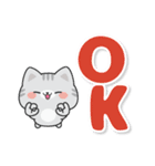 とび出す♪気づかいサバトラちゃん2（個別スタンプ：6）