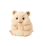 ぬいぐるみになったキンクマのちゃもち（個別スタンプ：1）