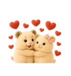 ぬいぐるみになったキンクマのちゃもち（個別スタンプ：36）