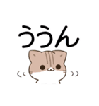 動く！毎日五月病なねこたち でか文字2（個別スタンプ：9）