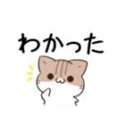 動く！毎日五月病なねこたち でか文字2（個別スタンプ：11）