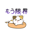 動く！毎日五月病なねこたち でか文字2（個別スタンプ：12）