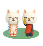 mottoの3Dおすましな猫達♡毎日（個別スタンプ：35）