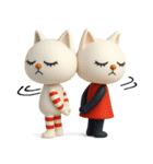 mottoの3Dおすましな猫達♡毎日（個別スタンプ：39）