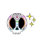【動く♪】056 まばたきガイコツスタンプ（個別スタンプ：18）