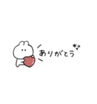 省スペース◎うさぎのきもち。#1（個別スタンプ：17）