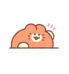 毎日使える♪みかんねこ(文字なし＆左右逆)（個別スタンプ：1）