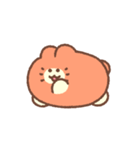 毎日使える♪みかんねこ(文字なし＆左右逆)（個別スタンプ：5）