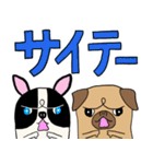 パグのパック (with テリーVer.)（個別スタンプ：17）