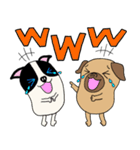 パグのパック (with テリーVer.)（個別スタンプ：34）
