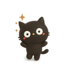BIGスタンプ★黒ねこの誕生日＆お祝い3D（個別スタンプ：39）
