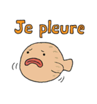 フランス語で海の怪しい生き物たち（個別スタンプ：26）