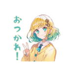 励ます使いやすい女の子セット♡（個別スタンプ：2）