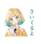 励ます使いやすい女の子セット♡（個別スタンプ：10）