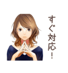 オトナ女子★朝の短文あいさつ（個別スタンプ：23）