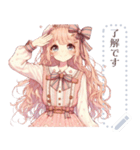 甘ロリータ の女の子（個別スタンプ：13）