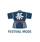 日本のくらし（夏祭り）（個別スタンプ：4）