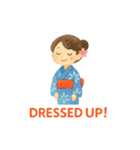 日本のくらし（夏祭り）（個別スタンプ：5）