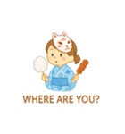 日本のくらし（夏祭り）（個別スタンプ：30）