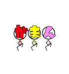 使える戦士 文字レンジャー（個別スタンプ：11）
