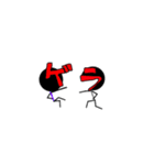 使える戦士 文字レンジャー（個別スタンプ：22）