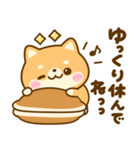 暑い夏に甘ーいスイーツ♡豆柴日和（個別スタンプ：28）