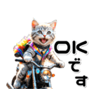 敬語♡バイク好き ねこ（個別スタンプ：7）