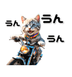 敬語♡バイク好き ねこ（個別スタンプ：25）