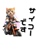敬語♡バイク好き ねこ（個別スタンプ：28）
