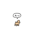 トイプードル(フキダシ)（個別スタンプ：21）